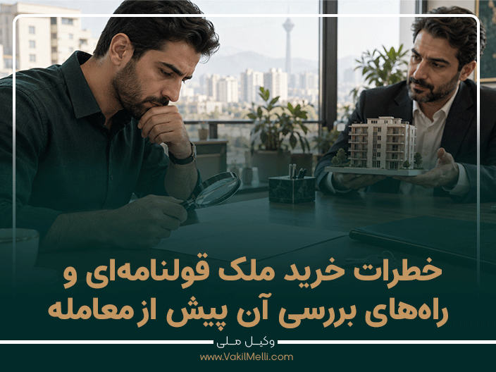 خطرات خرید ملک قولنامه‌ای و راه‌های بررسی آن پیش از معامله