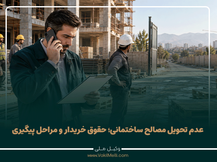 عدم تحویل مصالح ساختمانی؛ حقوق خریدار و مراحل پیگیری