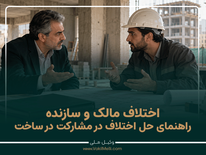 اختلاف مالک و سازنده؛ راهنمای حل اختلاف در مشارکت در ساخت