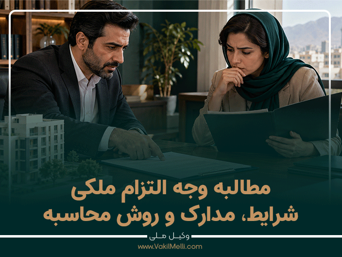 مطالبه وجه التزام ملکی؛ شرایط، مدارک و روش محاسبه