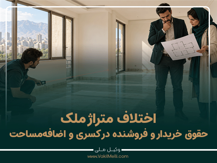 اختلاف متراژ ملک؛ حقوق خریدار و فروشنده در کسری و اضافه‌مساحت