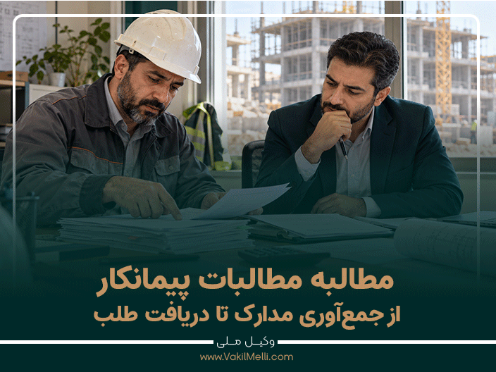 مطالبه مطالبات پیمانکار؛ از جمع‌آوری مدارک تا دریافت طلب