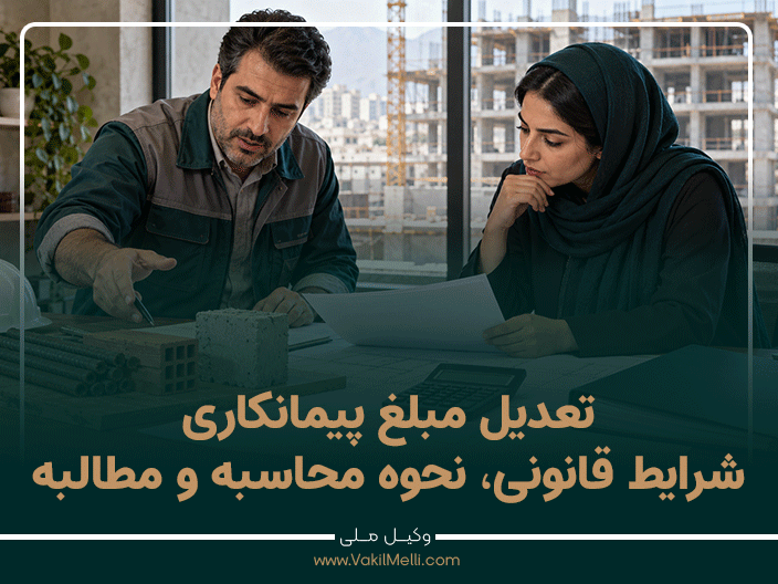 تعدیل مبلغ پیمانکاری؛ شرایط قانونی، نحوه محاسبه و مطالبه